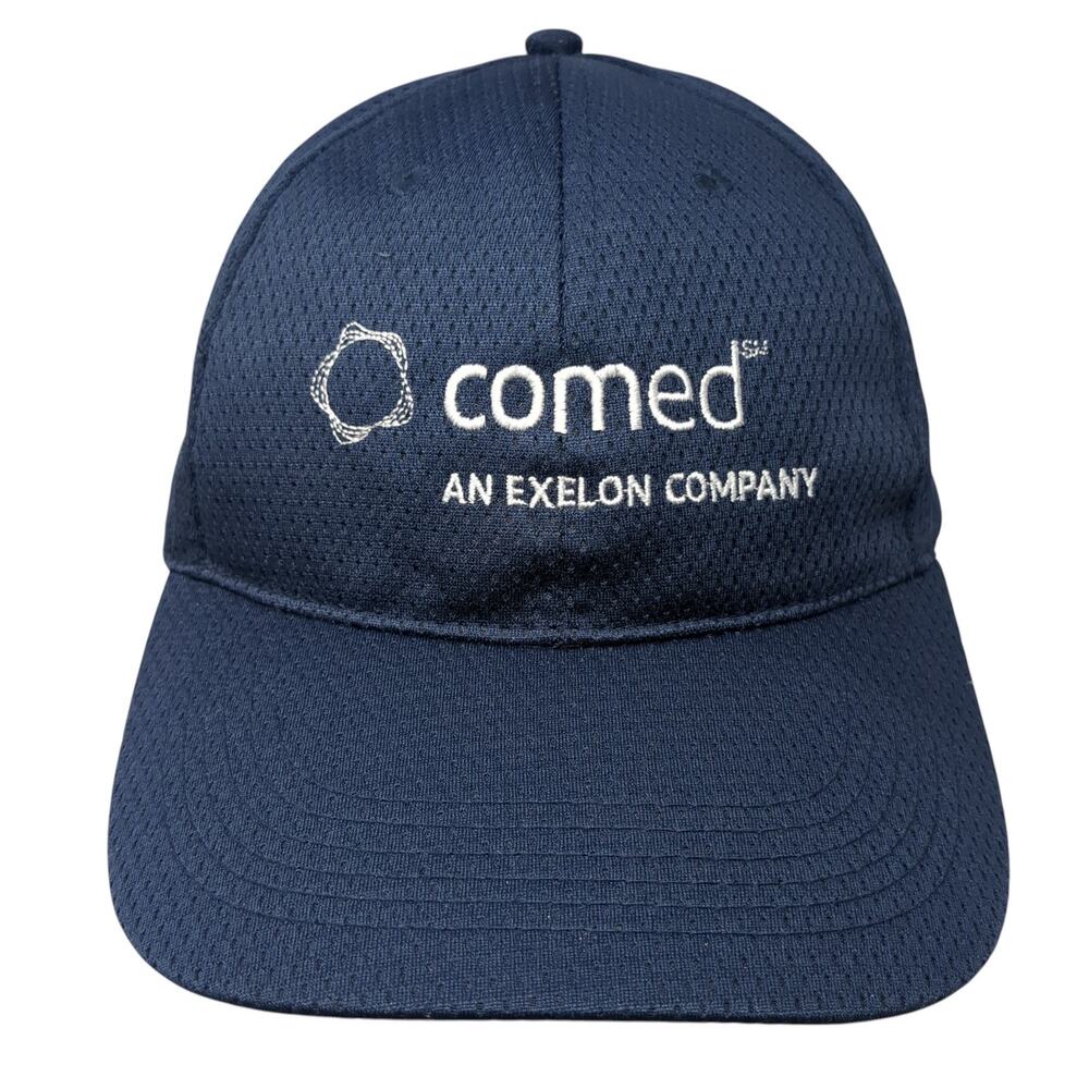 Comed An Exelon Company Strapback Baseball Cap Blue One Size Adjustable Apollo